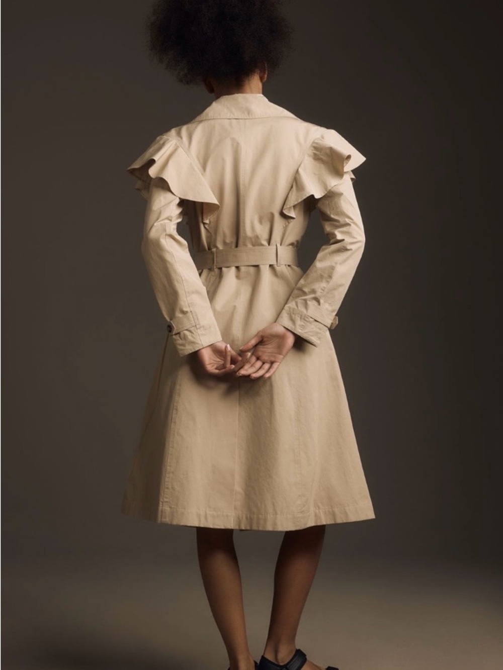 By Anthropologie Ruffled
Trench Coat - Picture 4 of 8